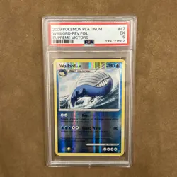 2009 Wailord 47/147 - Supreme Victors - Reverse Holo PSA 5 (Pop 1) Pokemon TCG - Image 1