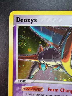 2005 Pokemon Deoxys EX Emerald Holo Swirl 2/106 - Image 2