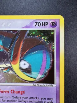 2005 Pokemon Deoxys EX Emerald Holo Swirl 2/106 - Image 3
