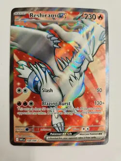 Reshiram ex 158/086 Holo Ultra Rare White Flare 2025 Pokemon NM - Image 1