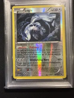 2016 Pokemon XY Fates Collide Lugia Reverse Foil #78 PSA 5 - Image 3
