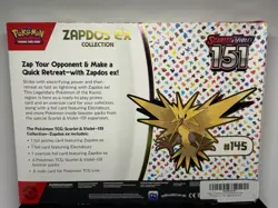 Pokemon TCG: Scarlet & Violet 151 Zapdos EX Collection Box New & Sealed - Image 2