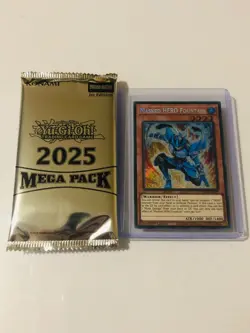 Yugioh - BLGG-EN029 Masked HERO Fountain Secret Rare + FREE MEGA PACK! - Image 1