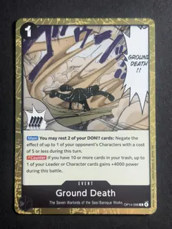 The Azure Sea's Seven #OP14-096 Ground Death One Piece Card - Image 1