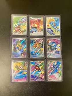 Pokemon 2026 First Partner Illustration Collection Series 1 Promo Set (9 Cards) - Image 1