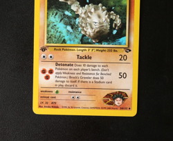Pokemon Card TCG - Brock's Graveler 34/132 - 1st Edition - Gym Challenge - NM ⭐ - Image 3