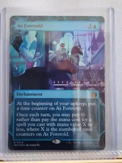As Foretold - WOT - Rare - Foil - NM - Magic the Gathering - MTG - Image 1