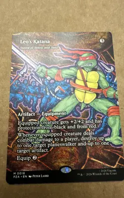Leo's Katana - Sword of Sinew and Steel (Borderless) Teenage Mutant Ninja... - Image 1