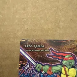 Leo's Katana - Sword of Sinew and Steel (Borderless) Teenage Mutant Ninja... - Image 2