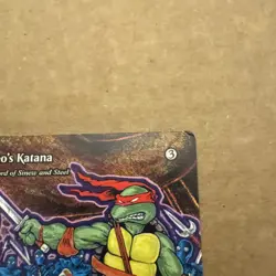 Leo's Katana - Sword of Sinew and Steel (Borderless) Teenage Mutant Ninja... - Image 3