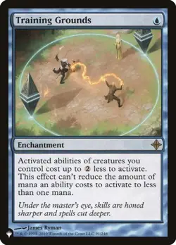 MTG English Training Grounds NM Normal The List - Image 1