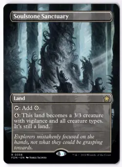 Soulstone Sanctuary (Borderless) FDN 356 Magic: The Gathering R NM - Image 1