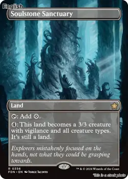Soulstone Sanctuary (Borderless) EN [FDN - 356] - NM TCG MTG - Image 1