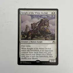MTG Knight of the White Orchid Regular RARE 021/272 (ORI) Magic Origins - NM - Image 1