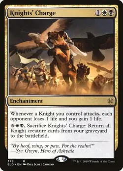 [MTG] Knights' Charge (328) (ELD) NM - Image 1