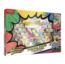 Pokemon TCG Ascended Heroes Premium Poster Collection Mega Lucario New&Sealed 😍 - Image 1