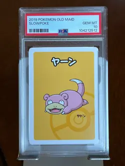 Pokemon Slowpoke Old Maid PSA 10 - Image 1