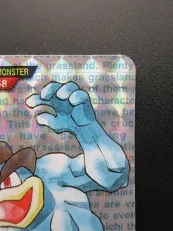 Pokemon Card Japanese Carddass Machamp 068 Nintendo Bandai Holo Rare Green - Image 3