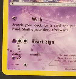 Jirachi RC13/RC32 Uncommon Generations Pokemon Reverse Holo LP - Image 4