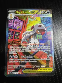 Pokemon TCG - Mega Scrafty EX 285/217 - ASC - Special Illustration Rare - Image 1