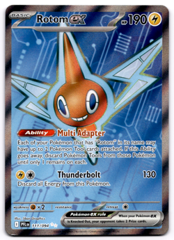 Rotom Ex 111/094 Full Art Holo Pokemon Phantasmal Flames English Near Mint - Image 1