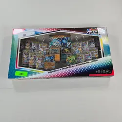 Pokemon TCG Prismatic Evolutions Lucario ex & Tyranitar ex Premium Collection - Image 1