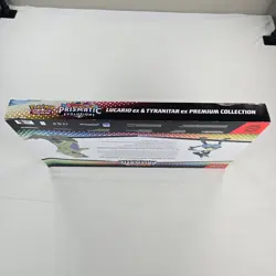 Pokemon TCG Prismatic Evolutions Lucario ex & Tyranitar ex Premium Collection - Image 5