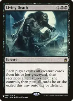 MTG English Living Death NM Normal The List - Image 1