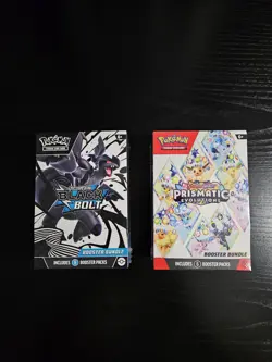 Pokemon TCG Black Bolt Booster Bundle And Prismatic Evolutions Booster Bundle - Image 1
