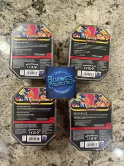 Pokemon Mega Charizard Tin Factory Sealed Lot Of 4 - Image 4
