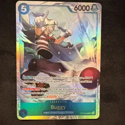 One Piece TCG English OP16-048 Buggy SR Foil - Image 1