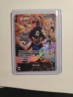 One Piece Brook OP15-022 Alternate Art Leader Holo Straw Hat Crew See Descrip - Image 5