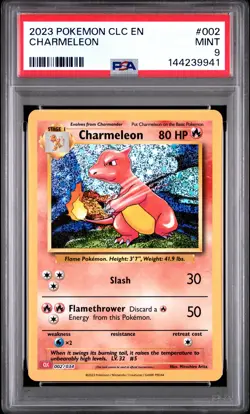 PSA MINT 9 - POKEMON CLC-TRADING CARD GAME CLASSIC CHARMELEON - Image 1