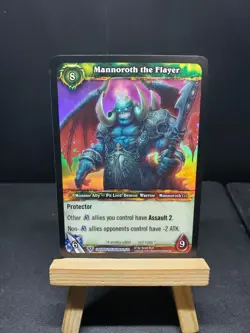 Mannoroth The Flayer Foil 54 Rare World of Warcraft Trading Card Game Blizzard - Image 1