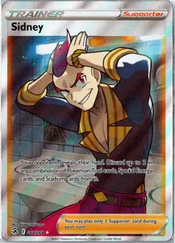 Pokemon Card - Sidney Fusion Strike 264/264 2021 Ultra Rare Damaged - Image 1