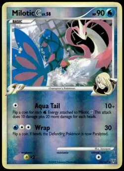Milotic C 35/147 Supreme Victors Reverse Holo Rare LP Pokemon 2009 - Image 1