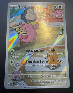 Pokemon Chansey 187/167 IR Illustration Rare SV06 Twilight Masquerade - NM - Image 2
