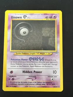 Pokemon Unown C 57/105 Neo Destiny - Image 1