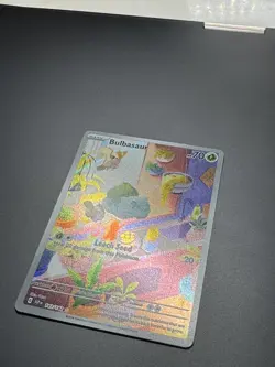 Bulbasaur / Bisasam 143/142 AR Englisch Stellar Crown / Near Mint Pokemon - Image 4