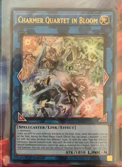 Yu-Gi-Oh! TCG - Charmer Quartet in Bloom BLZD-EN050 Blazing Dominion Ultra Rare - Image 1