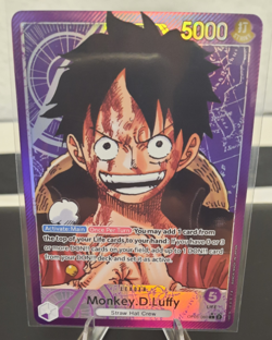 MINT - ONE PIECE TRADING CARD ~ LUFFY ~ OP05-060 SPECIAL ALTERNATIVE LEADER - Image 1