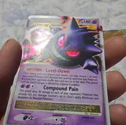 Pokemon Gengar LV.X 140 HP Arceus Holo Ultra Rare Card 97/99 2009 English - Image 2