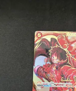 One Piece Card OP-05 Monkey D. Luffy ST01-012 Parallel SR Signature Japanese NM - Image 2