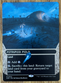 MTG Edge of Eternities Stellar Sights, Petrified Field 0032 - Borderless - Image 1