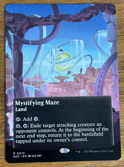 MTG Edge of Eternities Stellar Sights, Mystifying Maze 0074 - Borderless - Image 1