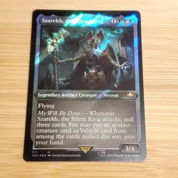 Szarekh, the Silent King, Surge Foil THICK Stock Commander Magic MTG NM - Image 1