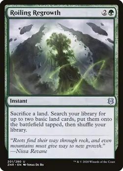 [MTG] Roiling Regrowth (201) (ZNR) NM - Image 1