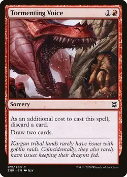 [MTG] Tormenting Voice (172) (ZNR) NM - Image 1