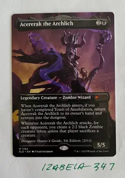 MTG Acererak the Archlich NON-FOIL Secret Lair x Dungeons & Dragons #1784 NM/M - Image 1