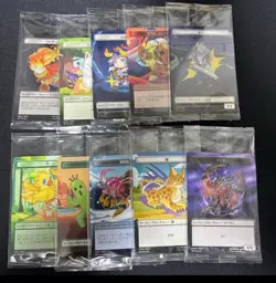 MTG FINAL FANTASY Plastic Tokens Complete Set 10 - FF Magic The Gathering Sealed - Image 1